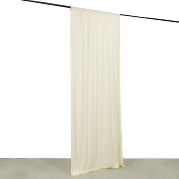 The Ivory 4-Way Stretch Spandex Drapery Panel: A Timeless and Elegant Choice