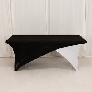 Modern black and white abstract table design
