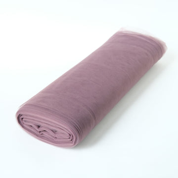 Violet Amethyst Tulle Fabric Bolt, DIY Craft Fabric Roll 108"x50 Yards