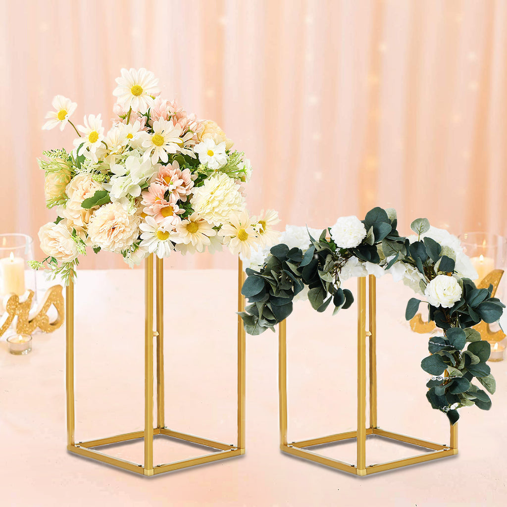 Golden Geometric Centerpieces For Table Metal Flower Stand - Temu