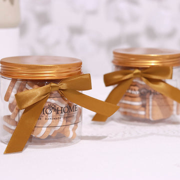 Enhance Your Gifts and Designs with Gold Satin Ribbon Bows