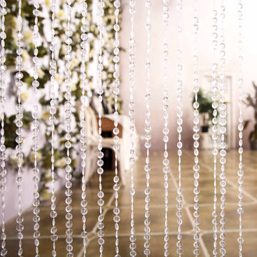 Sparkling Crystal Diamond Beaded Curtain for Stunning Event Décor