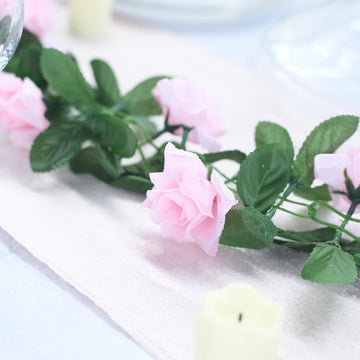 Create a Mesmerizing Atmosphere with our Beautiful Pink Flower Vines