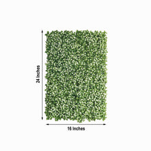 Floral and Greenery Plastic Wall Panels in White and Green Color, Rectangular Shape