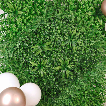 Create a Stunning Green Oasis with the Boxwood/Fern Greenery Garden Wall
