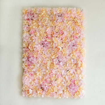 Create Unforgettable Memories with Pink Champagne Flower Wall