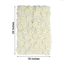 Floral Silk Cream Rectangle Wall Panels