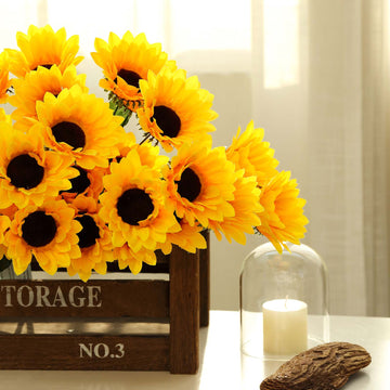 Bring the Beauty of Yellow Sunflowers to Your Event