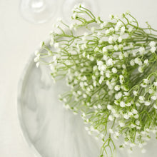 14 Inch Real Touch White Gypsophila Artificial Baby's Breath Flowers 3 Bushes