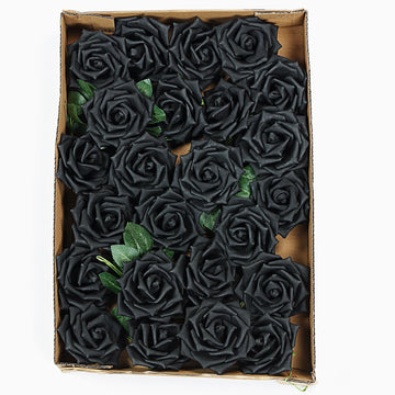 Create a Captivating Atmosphere with Black Foam Roses