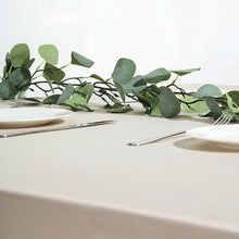 Frosted Green Artificial Silk 6.5 Feet Eucalyptus Leaf Garland Vine