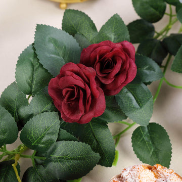 Versatile and Lifelike Rose Flower Garlands for Any Occasion
