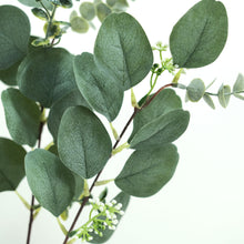 Real Touch Eucalyptus Leaf Bouquet 14 Stem 12 Inch