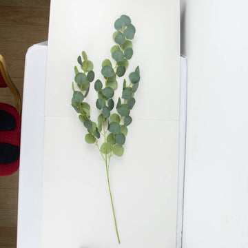 Enhance Your Décor with Realistic Silk Silver Dollar Indoor Leaf Sprays