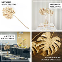 Golden Palm Leaf Stems 3 Pack 29 Inch Artificial