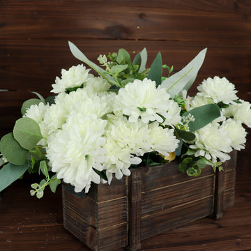 Add Natural Beauty to Your Decor with Cream Silk Chrysanthemum Flowers