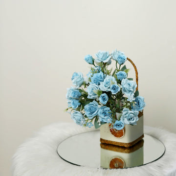 Gorgeous Dusty Blue Faux Flowers for Any Occasion