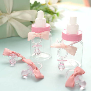 Small Pink Decorative Baby Pacifiers - Add Charm to Your Baby Shower