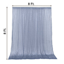 A Dusty Blue Sequin Curtain