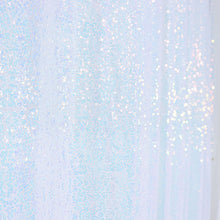 8ftx8ft Iridescent Blue Sequin Photo Backdrop Curtain Panel, Event Background Drape#whtbkgd