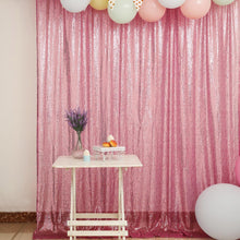 8ftx8ft Pink Sequin Photo Backdrop Curtain Panel, Event Background Drape