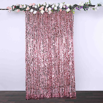 Add a Touch of Glamour with the Pink Sequin Backdrop