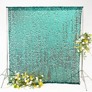 Add Elegance to Your Event with the Hunter Emerald Green Big Payette Sequin Photography Backdrop