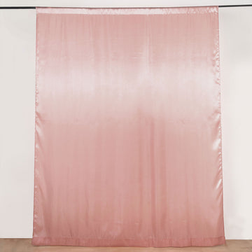 Durable and Reusable Dusty Rose Satin Event Photo Backdrop