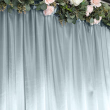 8ftx10ft Dusty Blue Satin Event Photo Backdrop Curtain Panel
