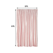 A blush velvet curtain measuring 8 ft x 8 ft, perfect as a room divider and solid backdrop curtain & dividers
