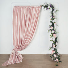 Blush Premium Velvet Material Backdrop Stand 8 Feet Curtain Panel