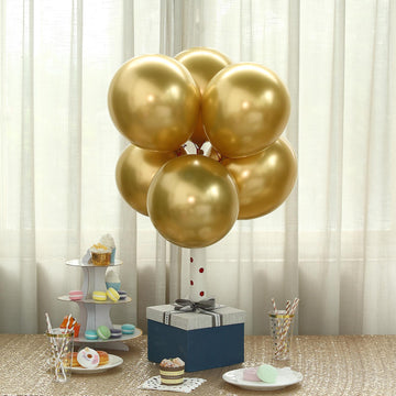 Add a Touch of Elegance with Metallic Chrome Gold Balloons
