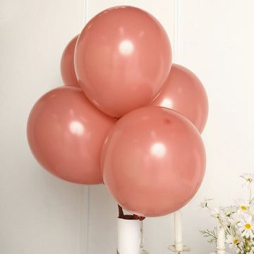 Elevate Your Event with Matte Pastel Dusty Rose Balloons