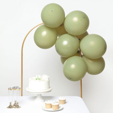 Experience the Versatility of Pastel Olive Green Balloons
