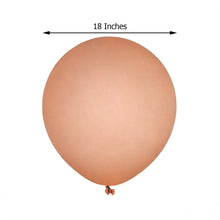 18 Inch Matte Pastel Natural Air or Helium Latex Party Balloons Pack of 10