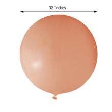 32 Inch Matte Pastel Natural Air or Helium Large Latex Balloons Pack of 2