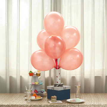 Add a Touch of Elegance with Rose Gold Latex Balloons