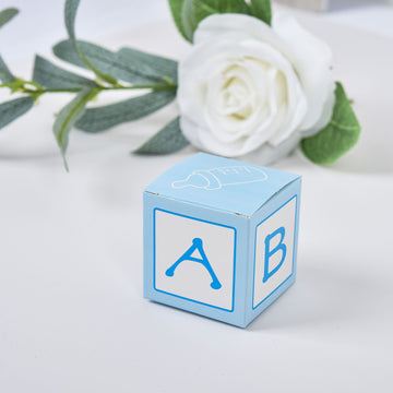 Versatile and Stylish: The Blue Baby Shower Favor Boxes You Need