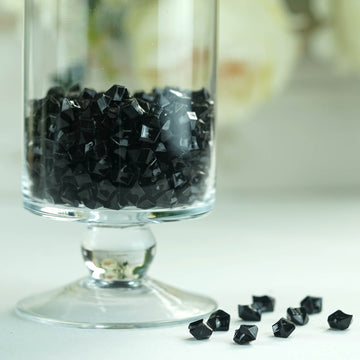 High-Quality Black Mini Acrylic Ice Bead Vase Fillers