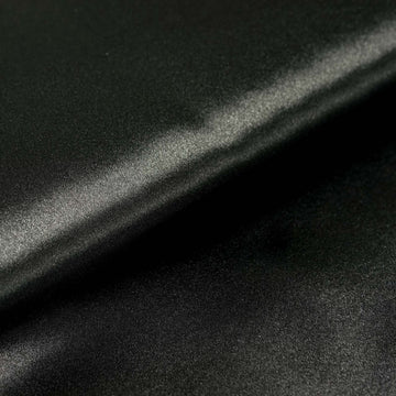 Elevate Your Events with Black Satin Fabric