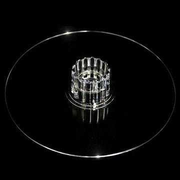 Clear Acrylic Cake and Cupcake Display Stand Plates, DIY 14" Round
