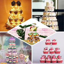 10inch Round Clear Acrylic Cake and Cupcake Display Stand Plates, DIY