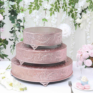 Add a Touch of Glamour with the Rose Gold Cake Stand Riser