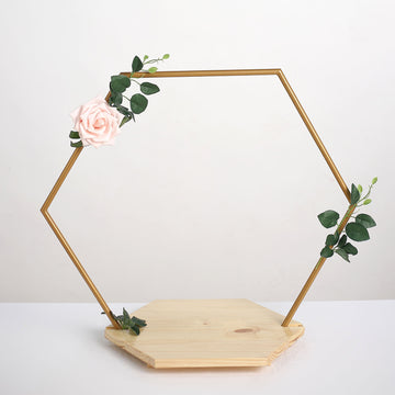 Versatile and Stylish Metal Floral Centerpiece Display