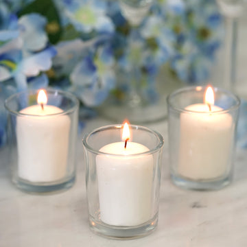 Create an Enchanting Atmosphere with White Votive Candles