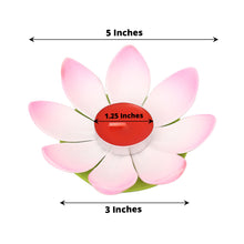 Water Lily Lotus Flower Floating Candles 10 Pack