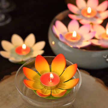 Create a Mesmerizing Display with Assorted Color Floating Candle Lights