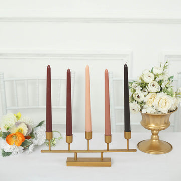 Experience the Beauty of Natural Wax Taper Candles