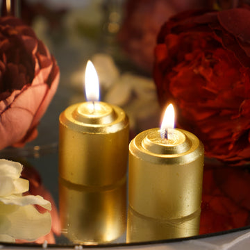 Add Warmth and Elegance with Rose Gold Dripless Votive Candles