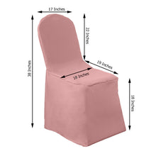 Polyester dusty rose chair cover measurements